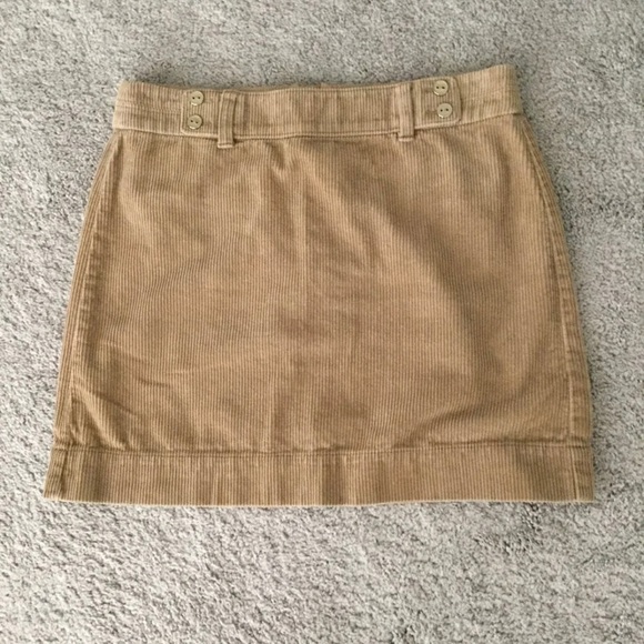 LOFT Tan Corduroy Skirt | Size 6 - Picture 3 of 6
